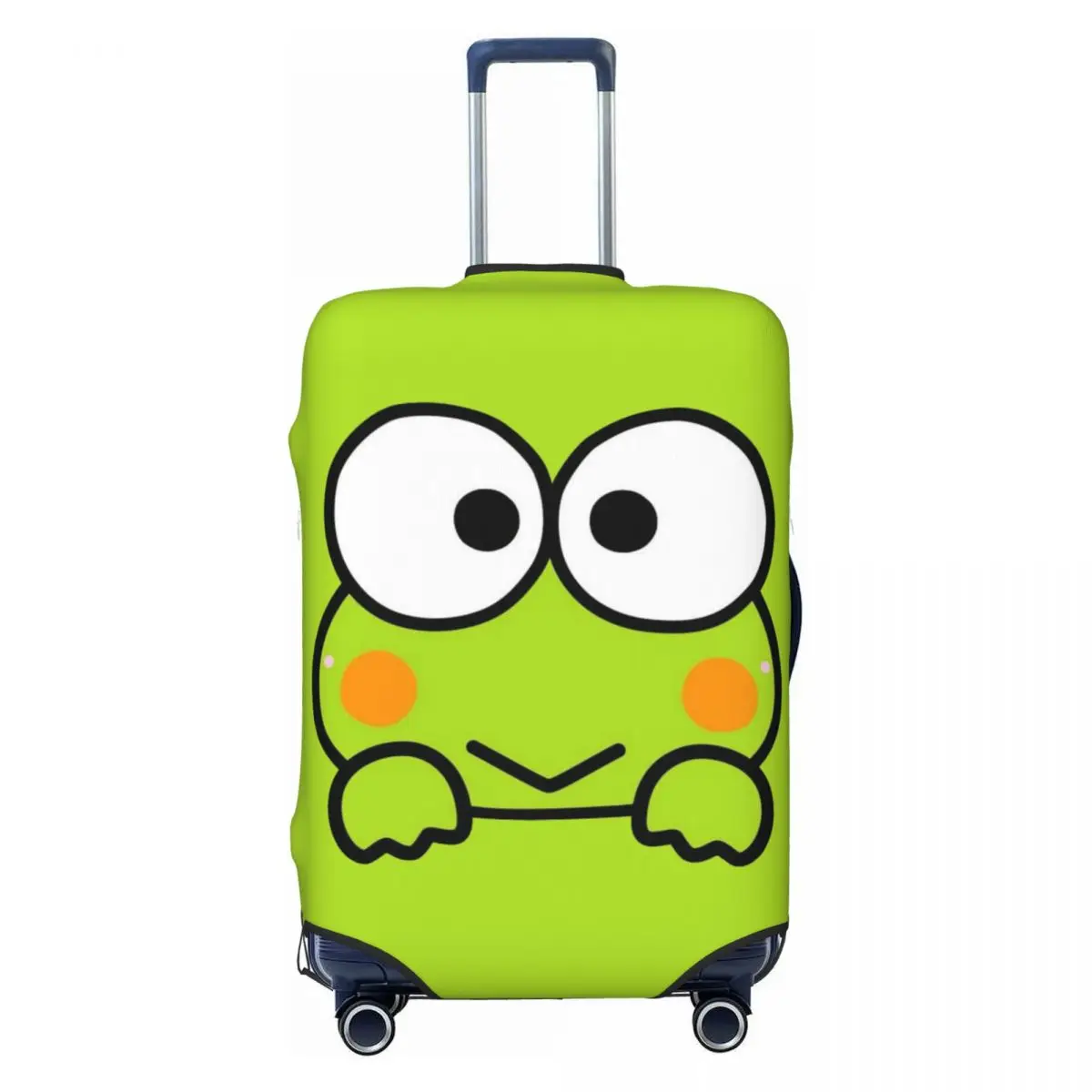 

Custom KeroKeroKeroppi Cartoon Luggage Cover Funny Suitcase Protector Covers Suit For 18-32 inch
