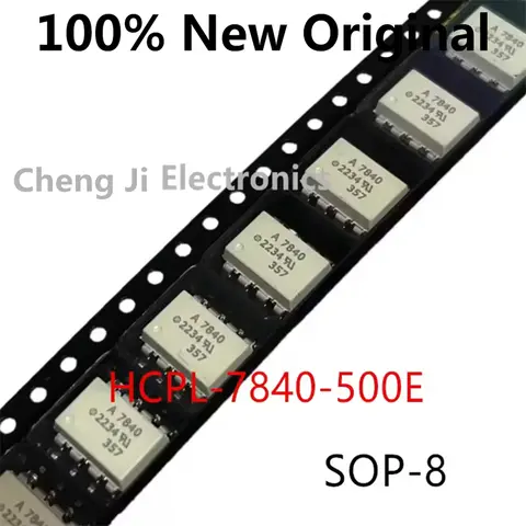 5PCS HCPL-7800-500E、HCPL-7840-500E、HCPL-7860-500E、A7800、A7840、A7860、SOP8 Optical isolation amplifier chip
