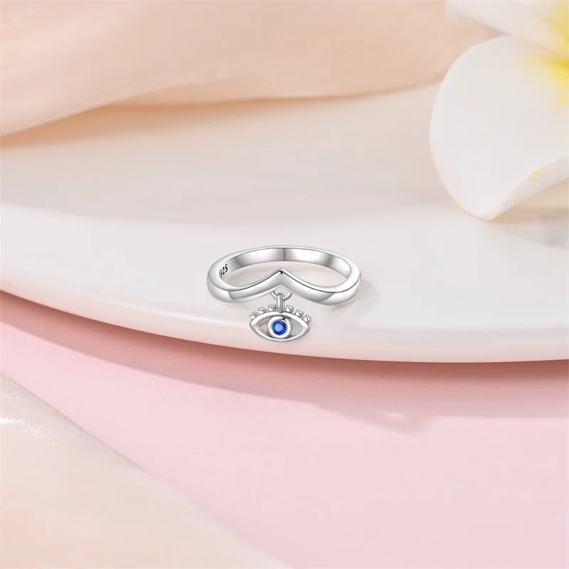 2026 New 925 Sterling Silver Ring Thin Magic Eye Ring For Women Fashion Exquisite Birthday Anniversary Jewelry Gifts