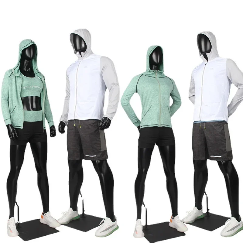 Sports muscle model props men and women's full body, brand clothing store, window display shooting dummy manufacturer