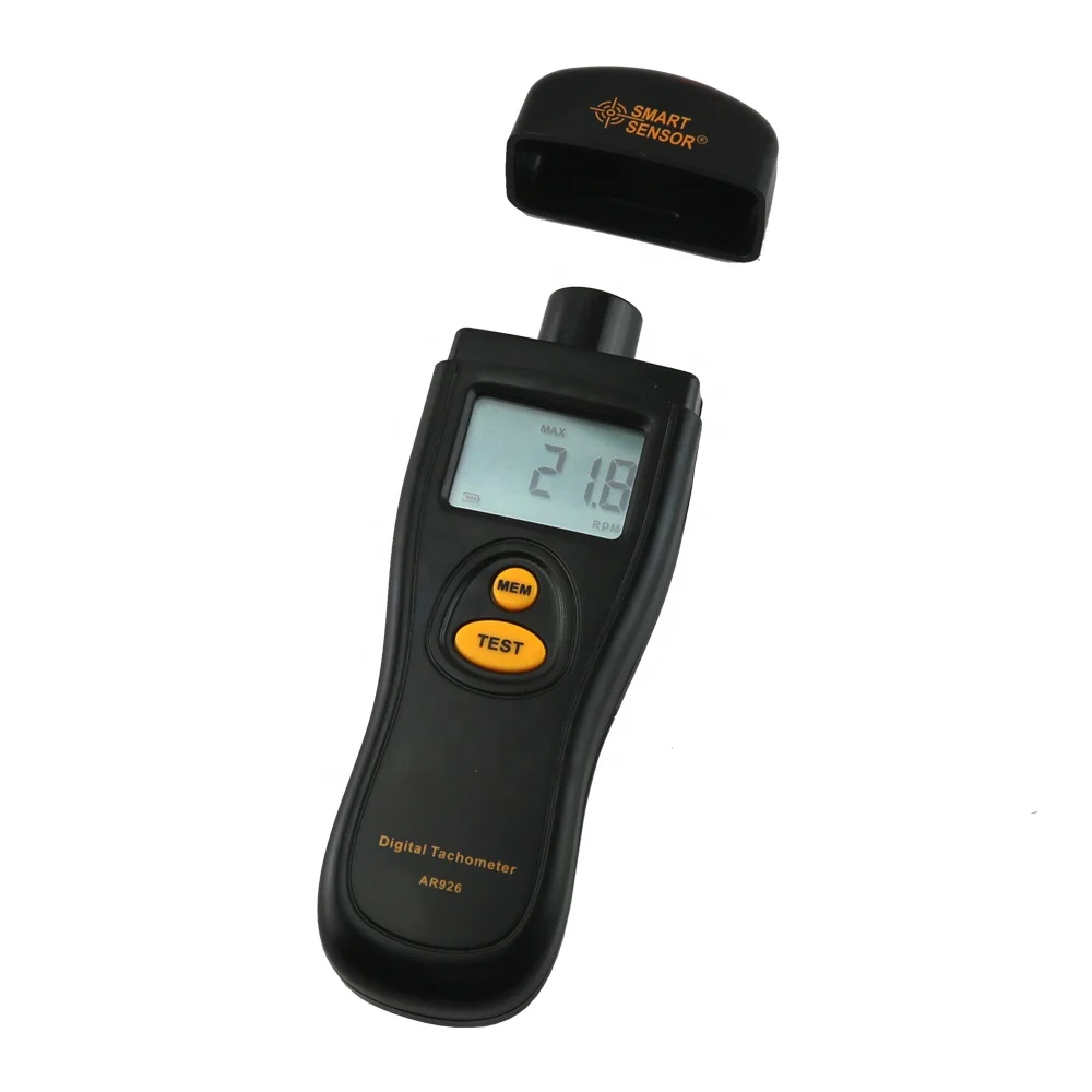 YYHC-Digital Tachometer Rotational Speed Meter Tach RPM Tester Motor LCD Non-Contact photoelectric Speedometer Measuring 2.5~999