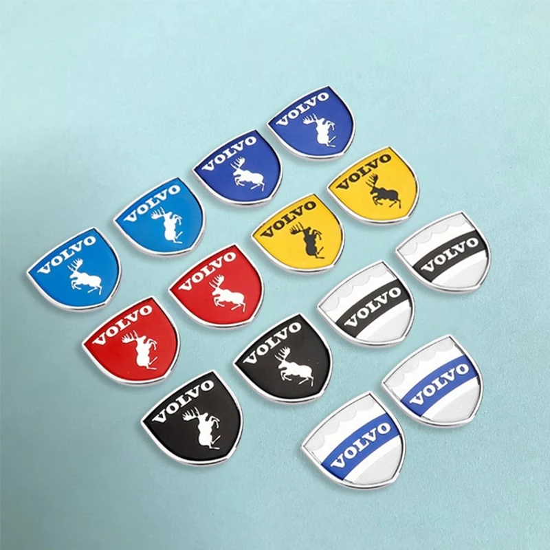 

3.8x3.8cm Car Badge Sticker Body Trunk Decoration Decal Modification Accessories For Volvo XC60 S60 V40 V60 S90 XC90 C30C70 EX90