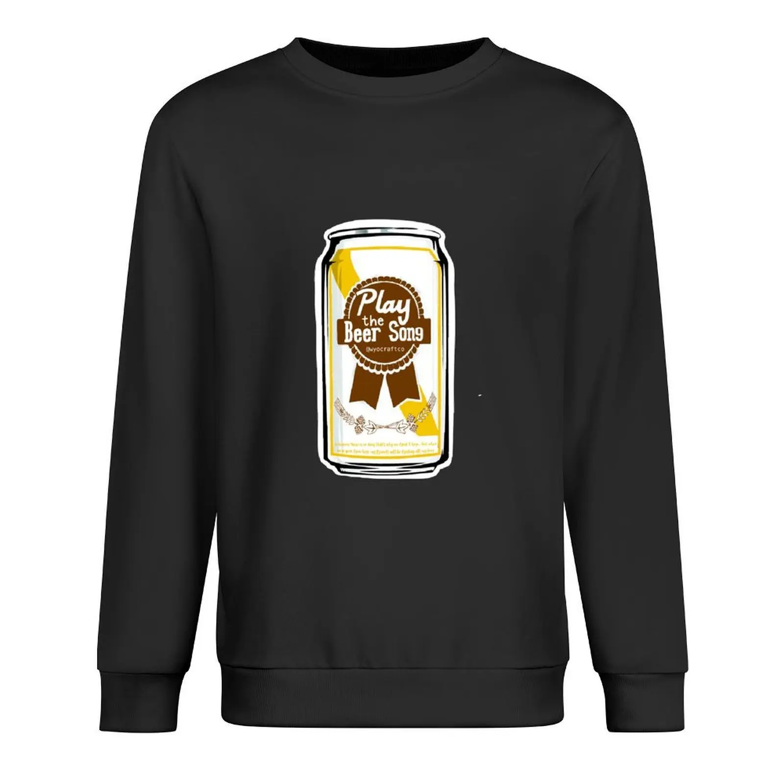

Wyoming Beer Song Beer Can Pullover men's sweat-shirt japanese style men wear tracksuit men's sweatshirts