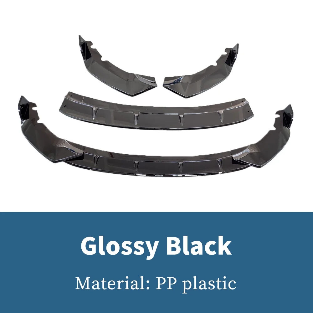 المصد الأمامي الشفاه حارس الذقن الديكور ضبط الجزء الخارجي طقم الجسم الناشر التصميم تجميل لسيارات BMW F20 2019 #3