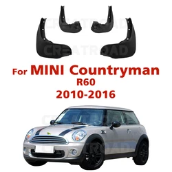 For MINI Countryman R60 2010 2011 2012 2013 2014 2015 2016 Fender Mudflaps Splash Guards Mudguards Mud Flaps car Accessories