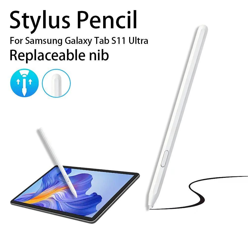 For Samsung Galaxy Tab S11 / S11 Ultra Stylus Pen SM-X730 SM‑X736 SM-X930 SM‑X936B Touch Screen Pen  (Without Bluetooth)