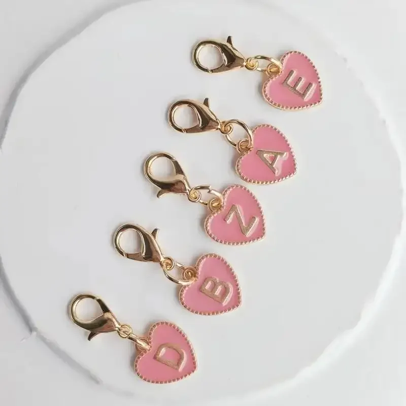 3-4-шт-брелок-с-пряжкой-в-форме-сердца-и-маслом-милый-брелок-с-буквами-алфавита-26-букв-для-сумок-подвеска-для-наушников-аксессуары-«сделай-сам»