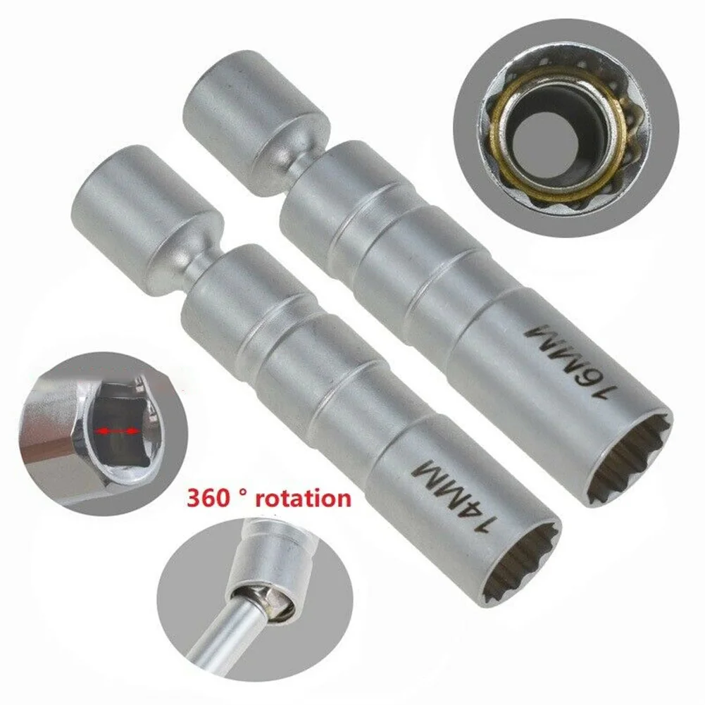 

Spark Socket Wrench Key Adapter Thin Wall 3/8" Drive For For For BMW For CRUZE BEN Orque Magnetic Remove Removal Gap Tool