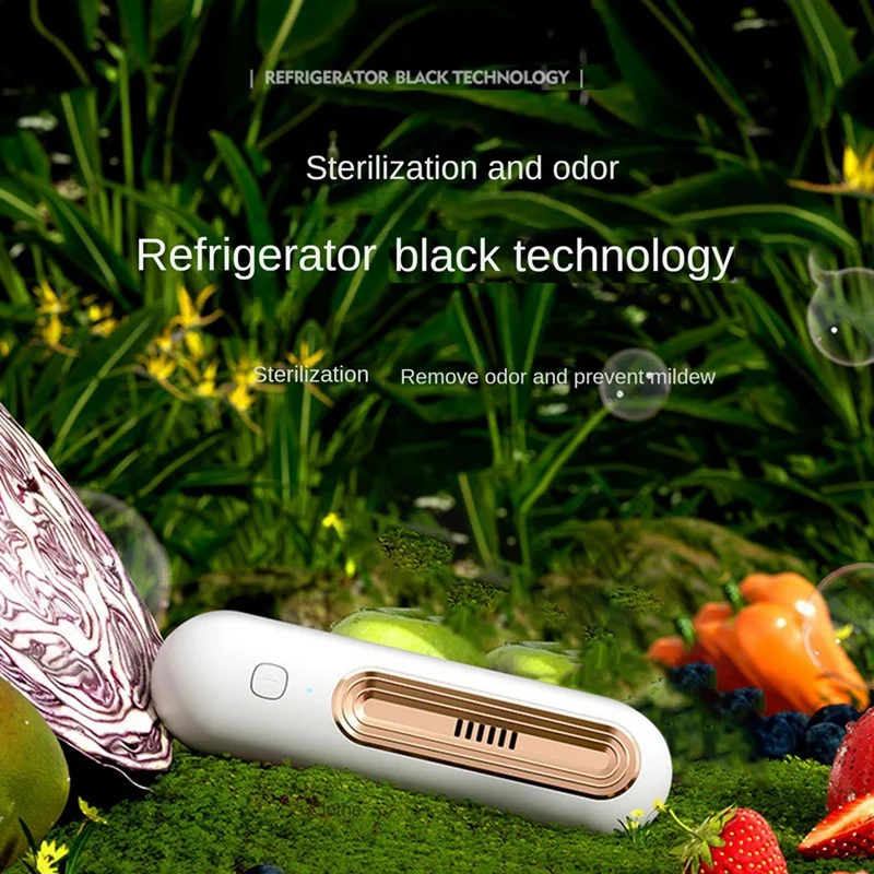 Negative Ion Air Purifier Refrigerator Deodorizer Purifier Remove Pet Toilet Smell For Home