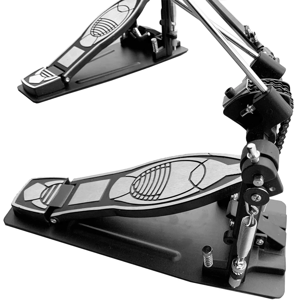Arborea Double Pedal Professional Jazz Drum Foot Pedal Drum Kit Practice Accessories