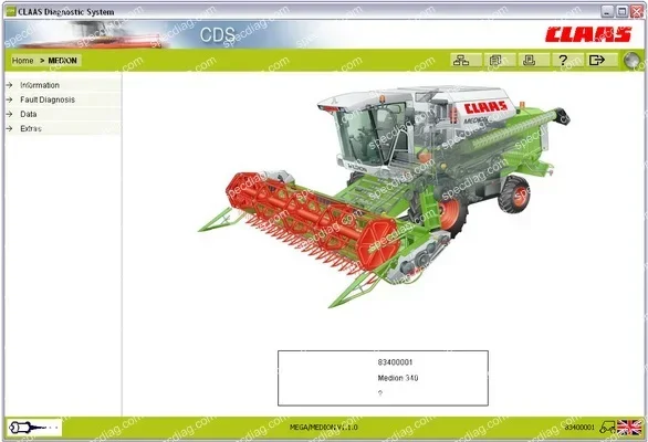 TruckEPC3 For Claas CDS 7.5 [ UPDATE TO 9.2020]+Normal level and Developer level License for Multi-PCs