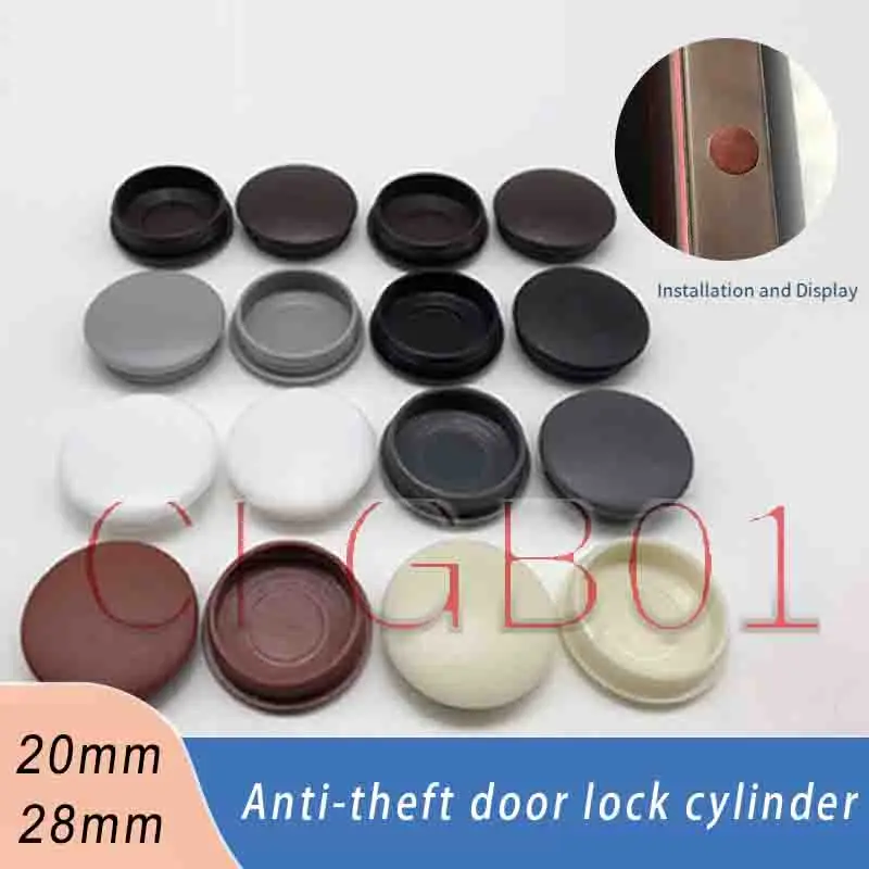 Plastic Hole Cover Cap 20-25mm Brown Coffee Gray Furniture Screw Hole Cover Cupboard Door Cap Decorative Plug For Home Hardware