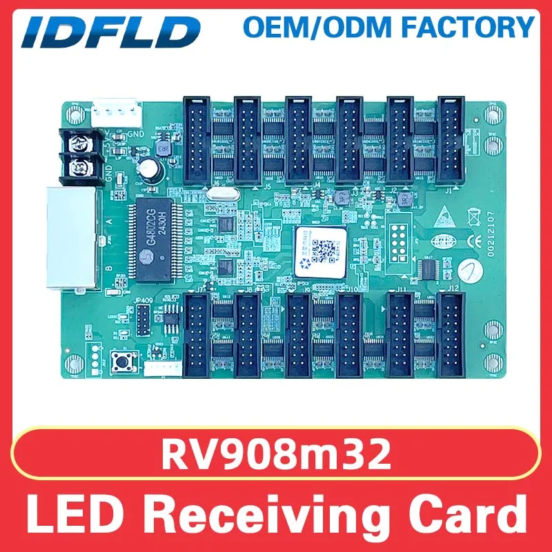 LEDDisplay Receiving Card Linsn RV908m32 Full Colour HUB75 RGB SMD Panel Video Wall Digital Signage Control Card