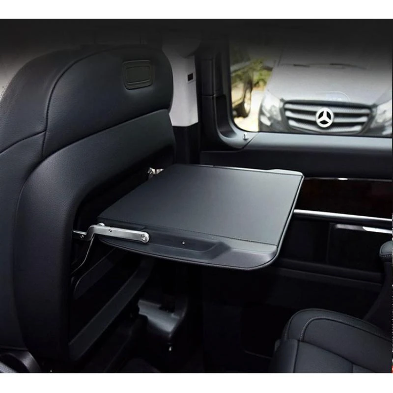 Rear Seat Back Portable Folding Activity Table For Mercedes Benz V-Class Vito W447 2016-2022 Travel Work Dining Tray Car