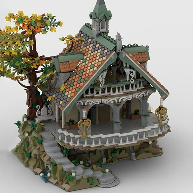 3660pcs MOC The Last Homely House Hobbit and Model toys Building blocks Architecture Christmas gift DIY idea Education Brick