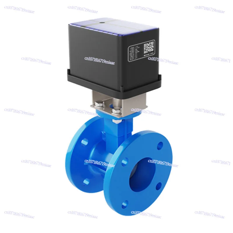 

4G/Lora integrated solar agricultural irrigation wireless intelligent electric control valve flange butterfly valve