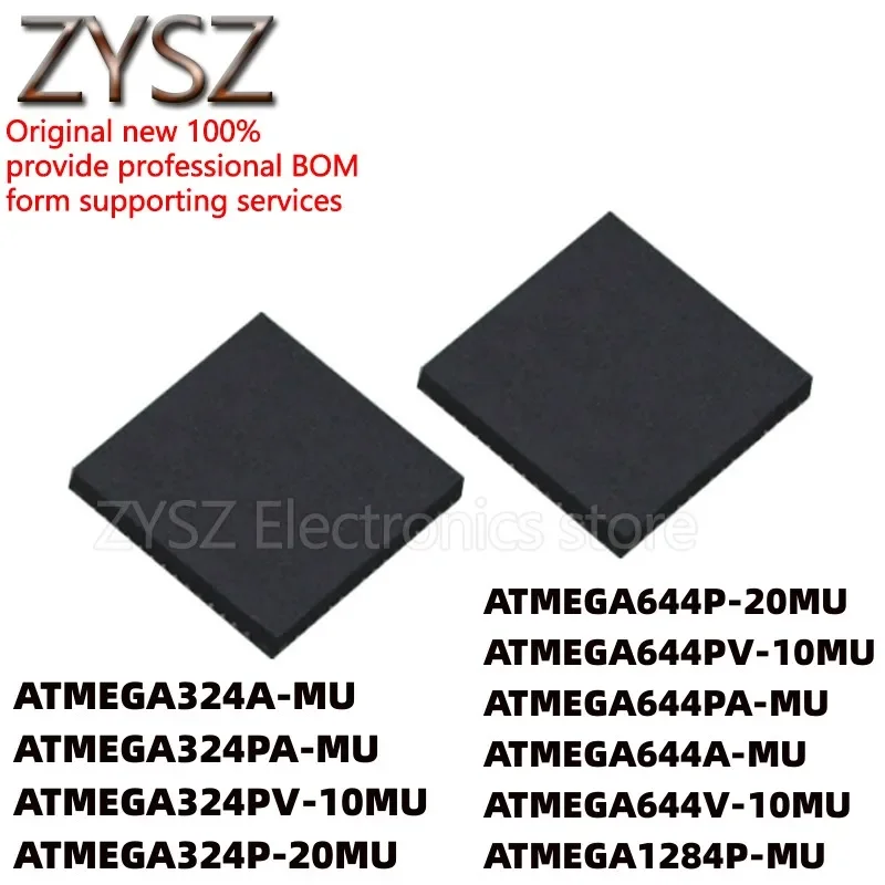 

5 шт. ATMEGA324A-MU PA PV-10MU 324P-20MUR 644L-8MU V P 1284 QFN44