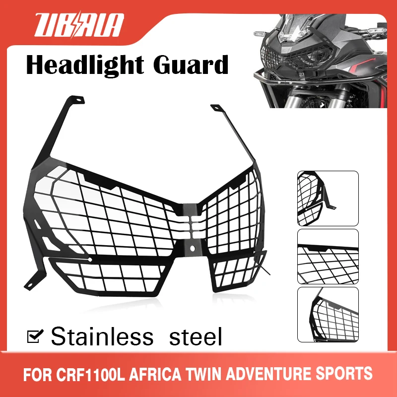 

FOR HONDA CRF1100L AFRICA TWIN ADV SPORTS/ADVENTURE SPORTS 2019 2020 2021 2022 2023 Headlight Guard Protector Cover Protection