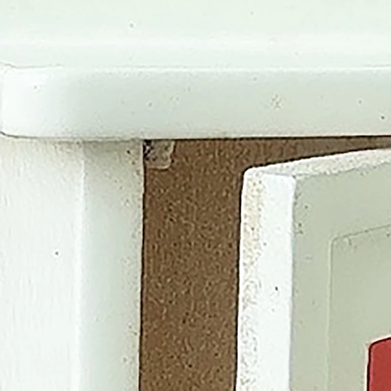 Mini caja de medicinas de madera para casa de muñecas, modelo de decoración para casa de muñecas, caja de almacenamiento para el hogar, muebles de juguete, juguete para juego de imitación, 1/12