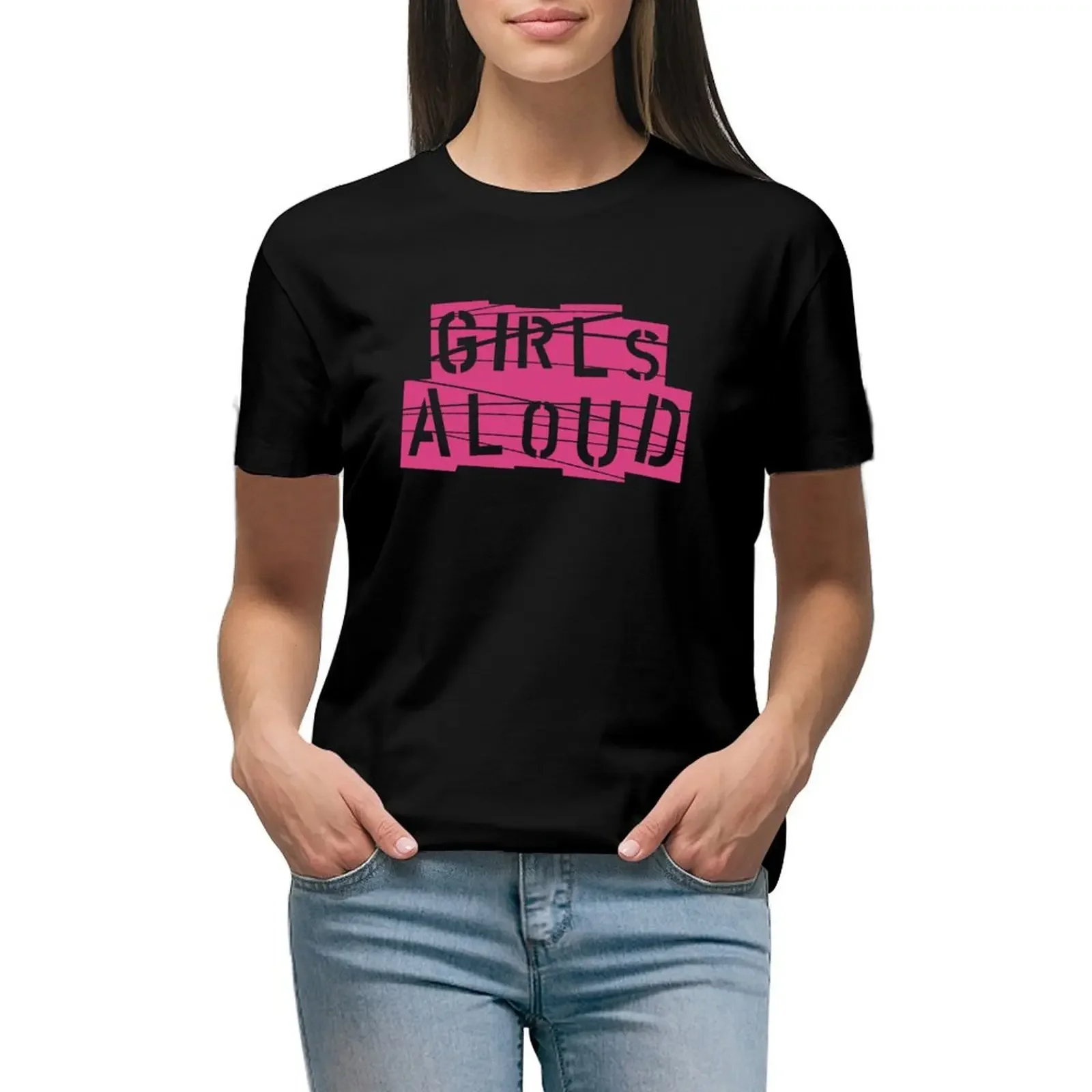 

Girls Aloud 2002 Logo T-Shirt Female clothing cute tops t-shirts for Women graphic tees