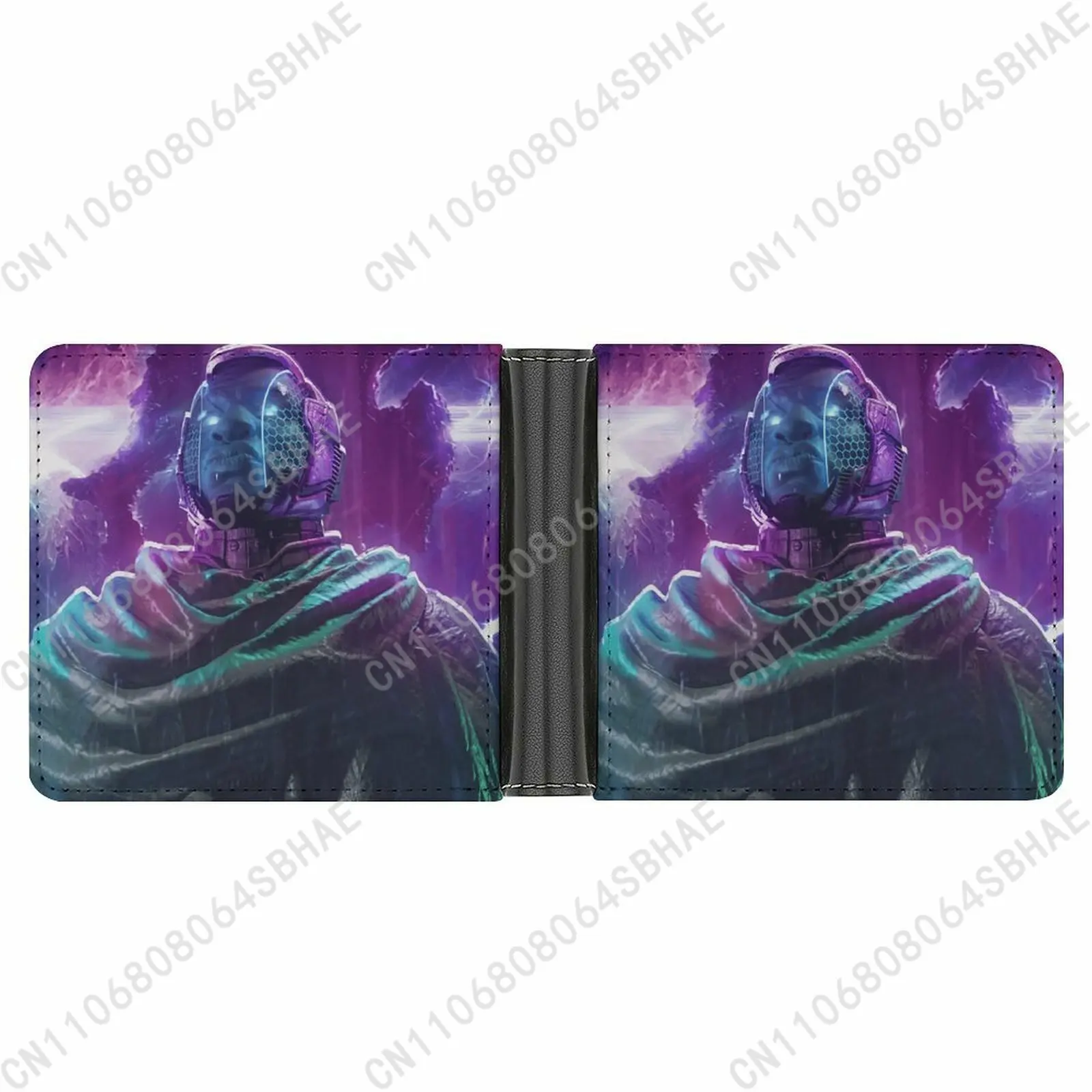 

Marvel Kang Trendy Leather Wallet Teenage Male Woman Personalized Slim Credit Card Holder Small Purse Daily Use Cosplay