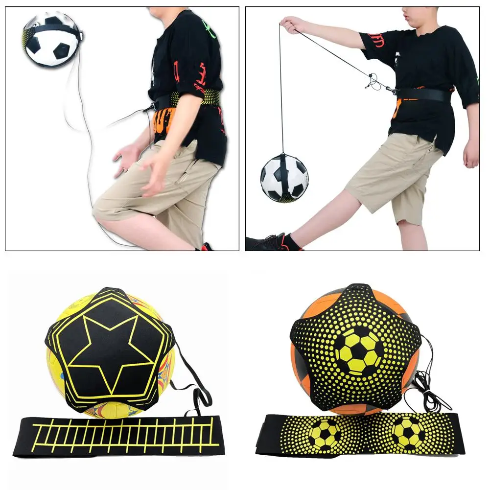 

Soccer Training Auxiliary Tape Adults Children Football Kick Trainer Adjustable Belt Soccer Practice Equipment For Beginner M1k2