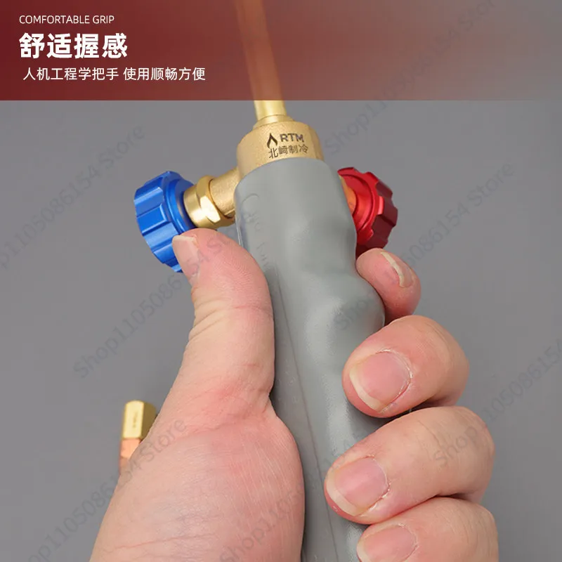 Air Conditioner Copper Tube Welding Torch Oxygen Acetylene Blowpipe Heavy Duty Brazing Kit
