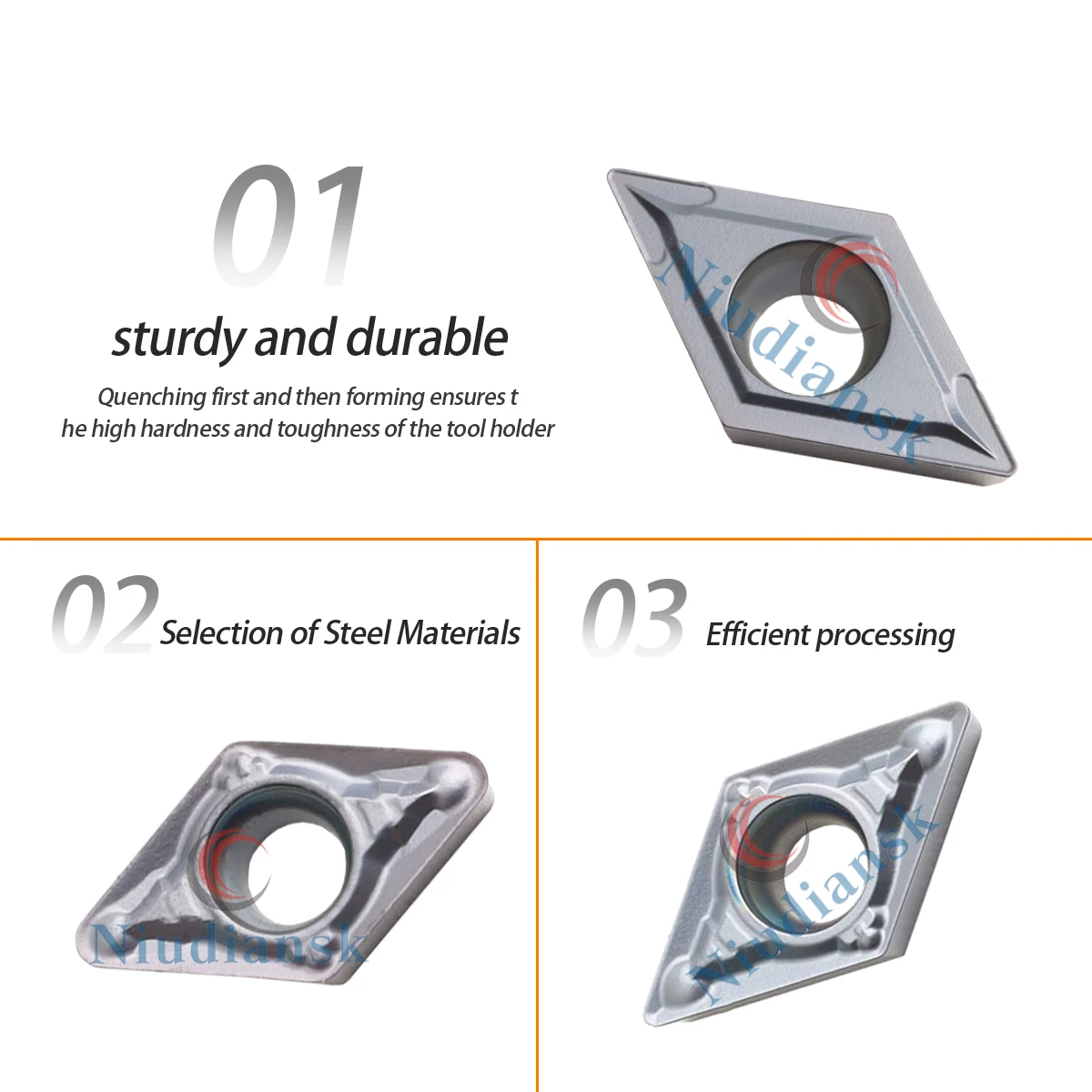 

DCMT070204 DCMT070208 DCMT070204MV LF6018S Numerical Control Lathe Turning Insert Cutting Tool DCMT Series Blade Stainless Steel