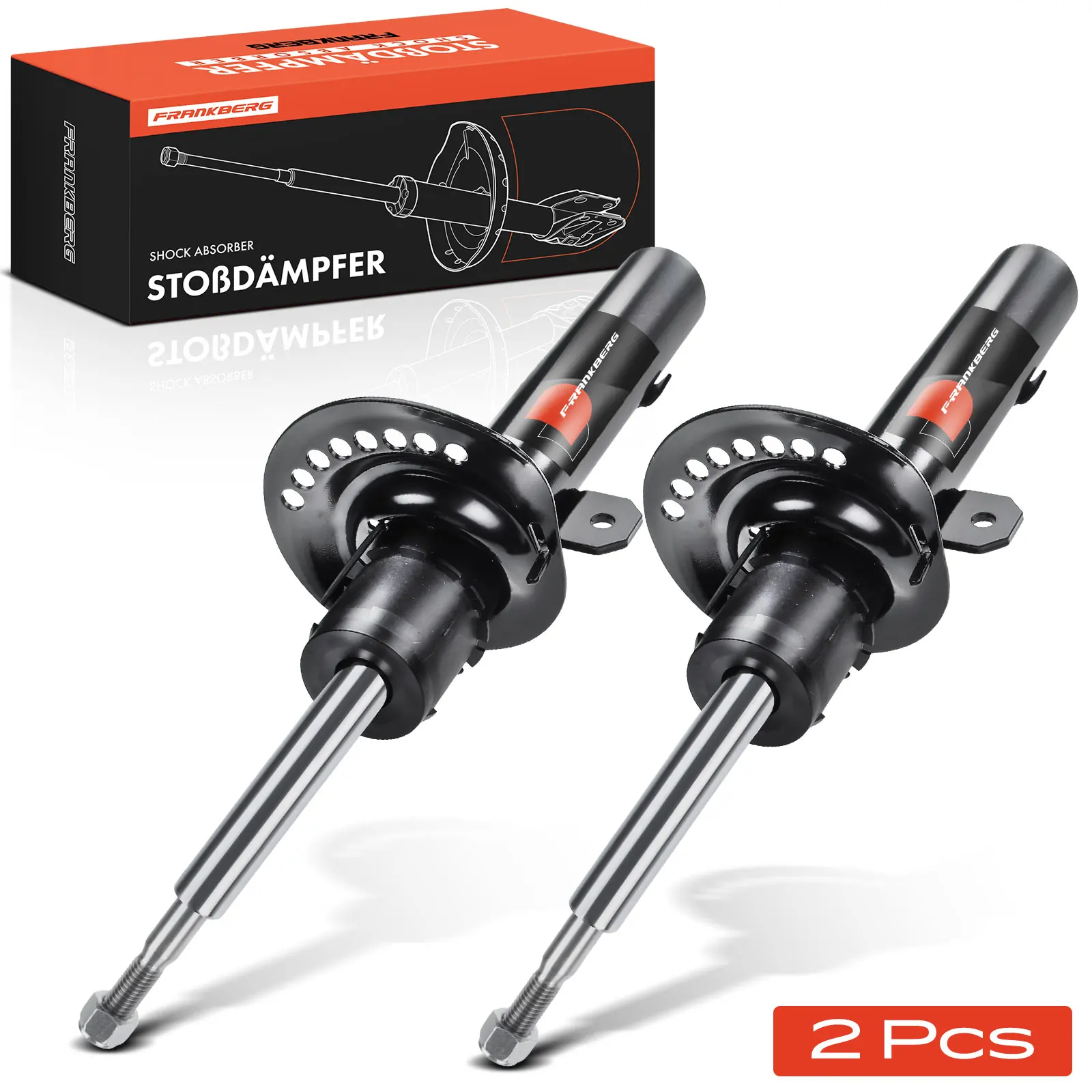 Frankberg 2x Stoßdämpfer Vorderachse für Ford Mondeo III B5Y B4Y Mondeo III Turnier BWY 2000-2007 1121987 1121988 335922 16430
