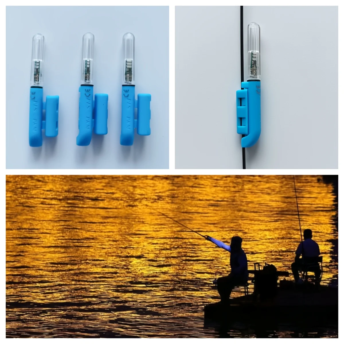 2pcs New Night Fishing Rod Tip Light, Electronic Raft Rod, Casting Rod, Sea Rod Sensor Night Light, Fishing Stick Rock Alarm gallery 2