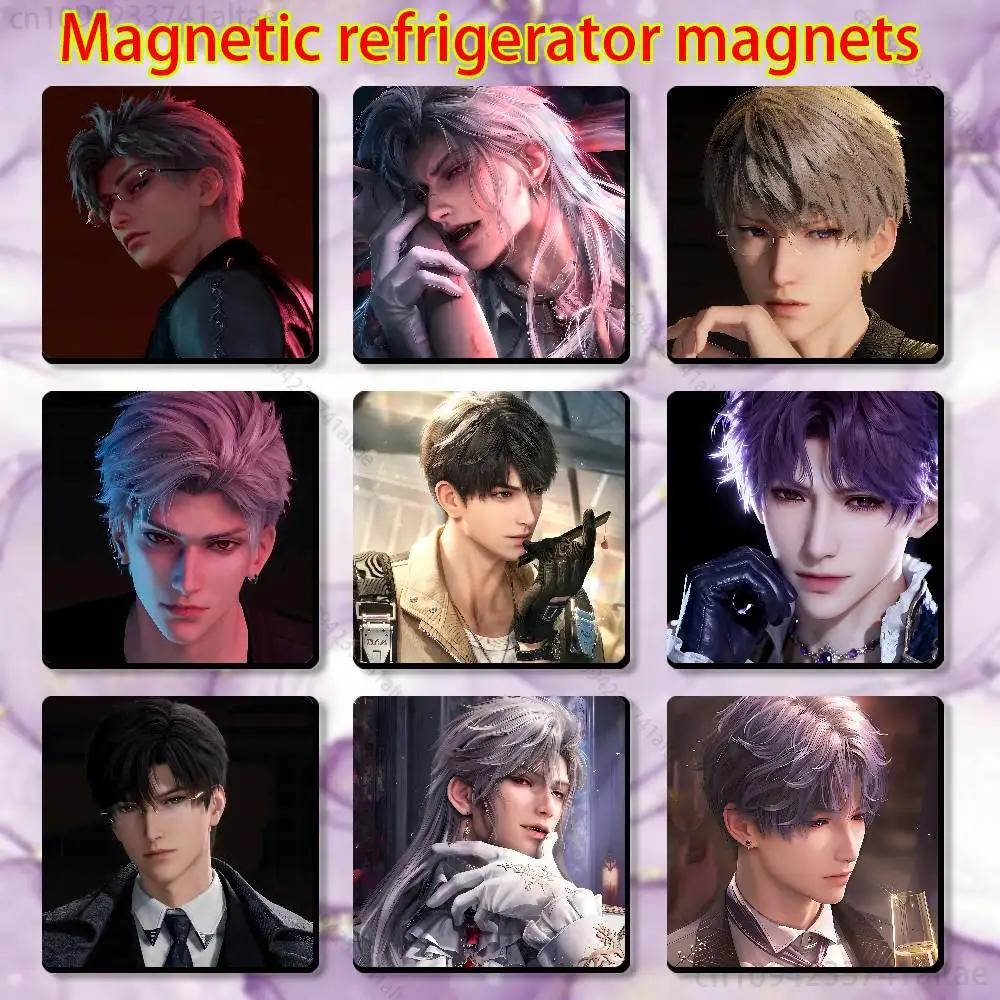 

Love And Deepspace Fridge Magnet Square Stickers Personalize Home Decor Souvenirs Gift