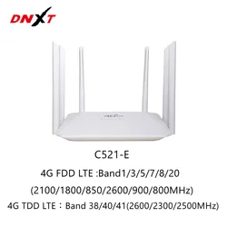 New 2023 CPE Hotspot 4G WiFi Router Wireless Broadband 3 Ports Modem Mifi Sim Card With 6 Antenna Portable WiFi Network