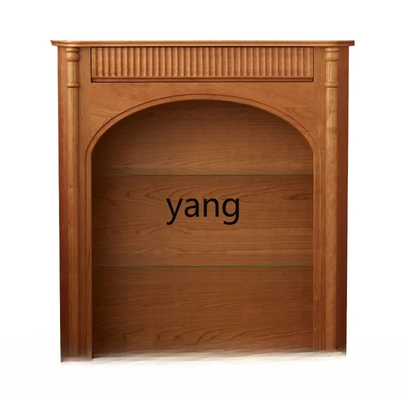 LMM   solid wood dining side cabinet small apartment home guest restaurant storage cherry wood storage cabinet