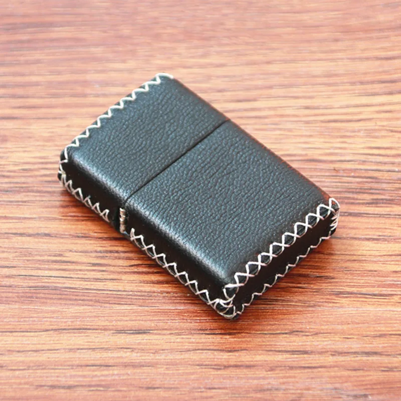 Custom Lighter Case Protective Sleeve Lighter Storage Holster Genuine Leather  Belt Bag Handmade for Zippo Lighter Case