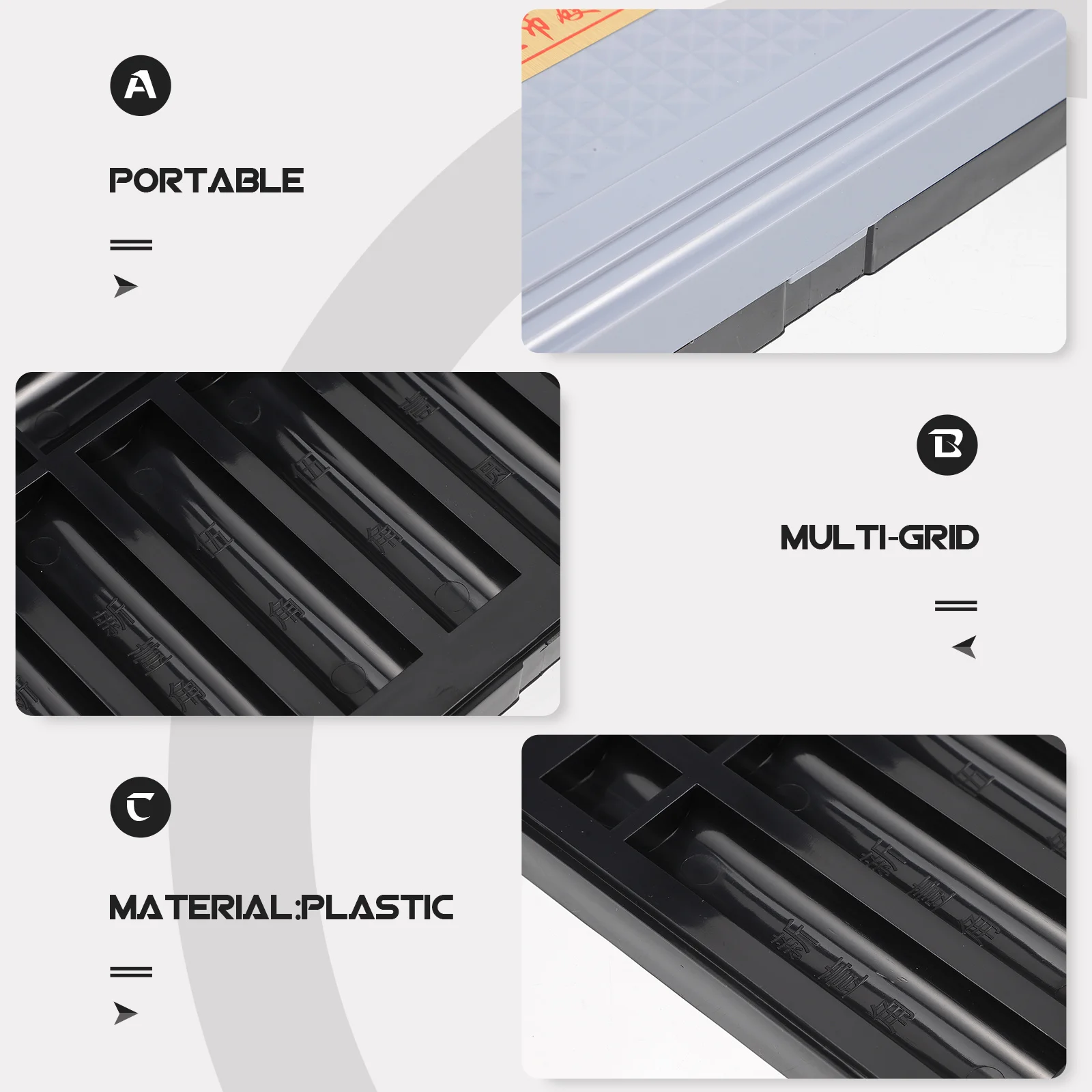 علبة عملات معدنية صلبة صندوق تخزين بلاستيكي متعدد الشبكات لسوبر ماركت البنك للاستخدام اليومي حاوية مقاومة للاهتراء وقابلة لإعادة الاستخدام