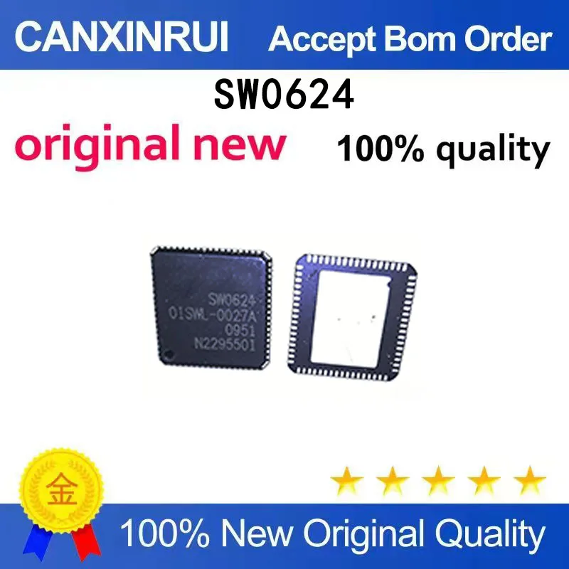 

(5-100 pieces)New stock SW0624 QFN rounded corners