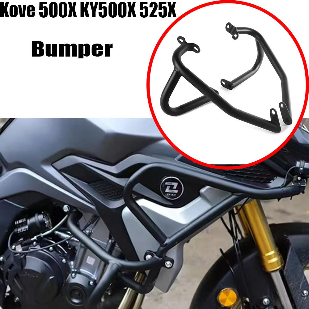 Motorcycle Engine Guard Bumper Crash Bar Body Frame Protector For Kove 500X KY500X 525X Montana XR5 TEKKEN 500 RVM500 2023