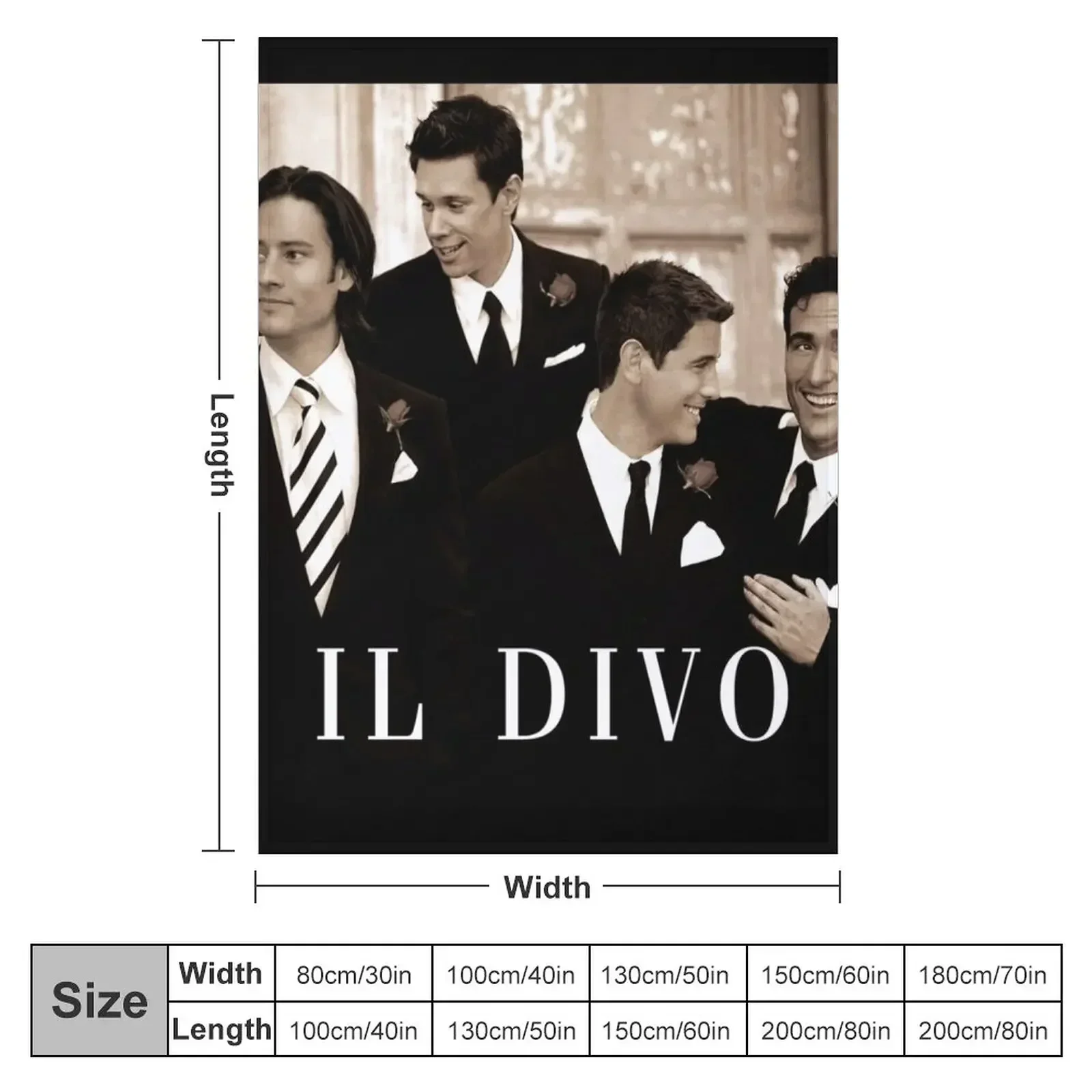Il Divo greatest hits Throw Blanket Blankets For Sofas halloween Summer Beddings Giant Sofa Plaid on the sofa Blankets