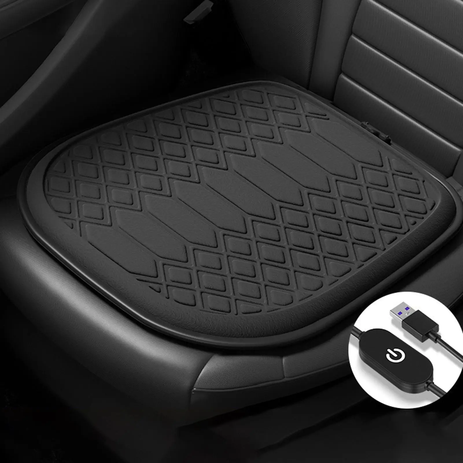 カーシートクッション-車内用品-車のフロントシートパッド-都市部の運転用-毎日の通勤-ロードトリップ-アウトドアイベント用