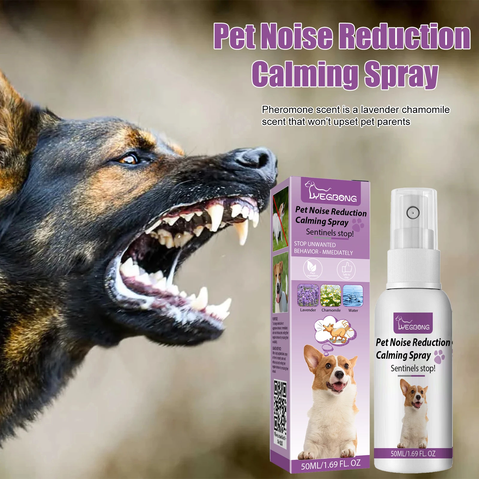 

Yegbong Pet Teeth Cleaning Spray for Cats & Dogs Stain Remover & Deodorizer Spray Fresh Breath Pet Oral Care Tools