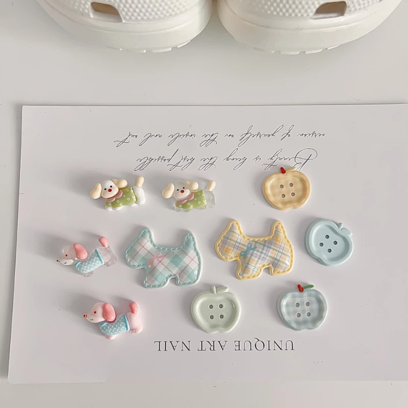 New Plastic Dachshund Shoe Charms Cute Dog Shoe Accessories Outfits for Sandals, Garden Shoes & Pet Lovers Xmas Gifts