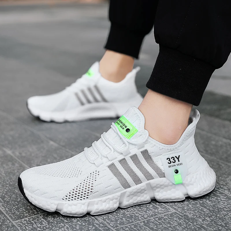 High Quality Sneakers Men Summer Breathable Fashion Women Light Running Tennis Shoes Comfortable Casual Shoes Large size 46