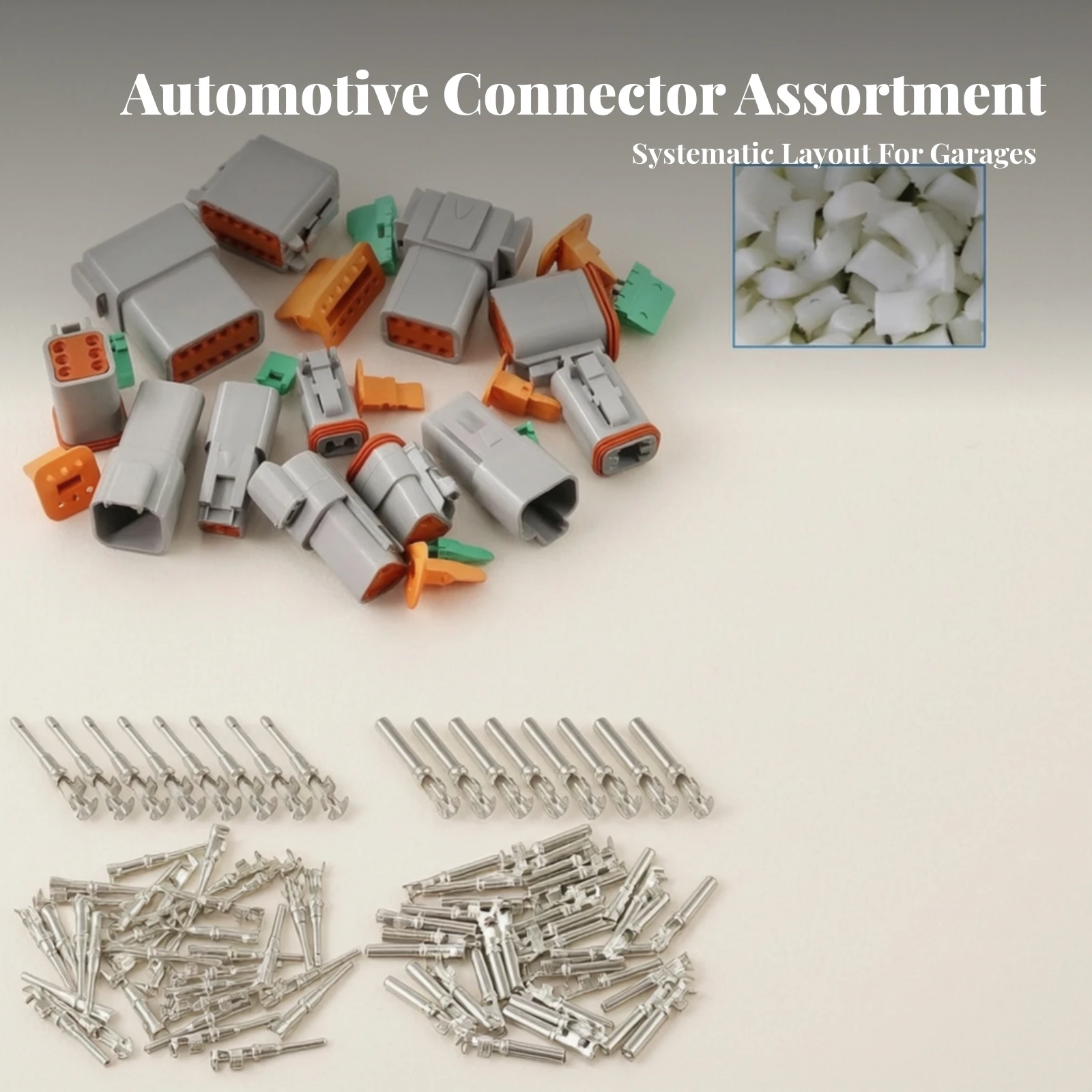 152 Pieces Wire Connector Kit with Carrying Case Weatherproof Automotive Electrical Connector Kit with Storage Case