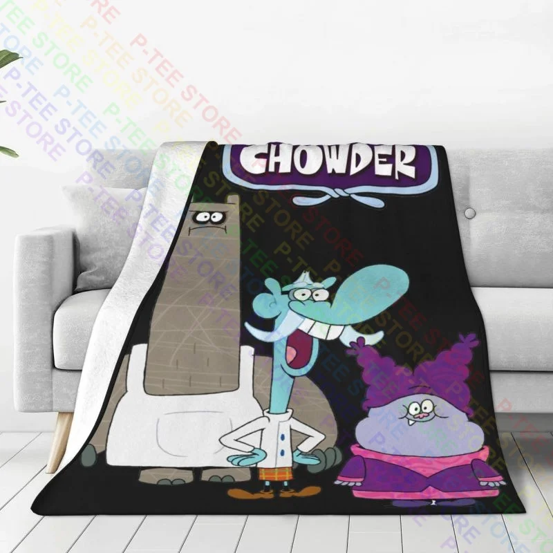 Chowder Cartoon Logo Schnitzel Mung Daal Chef Blanket Home Bedding On The Sofa Cover Blanket Home Decotation