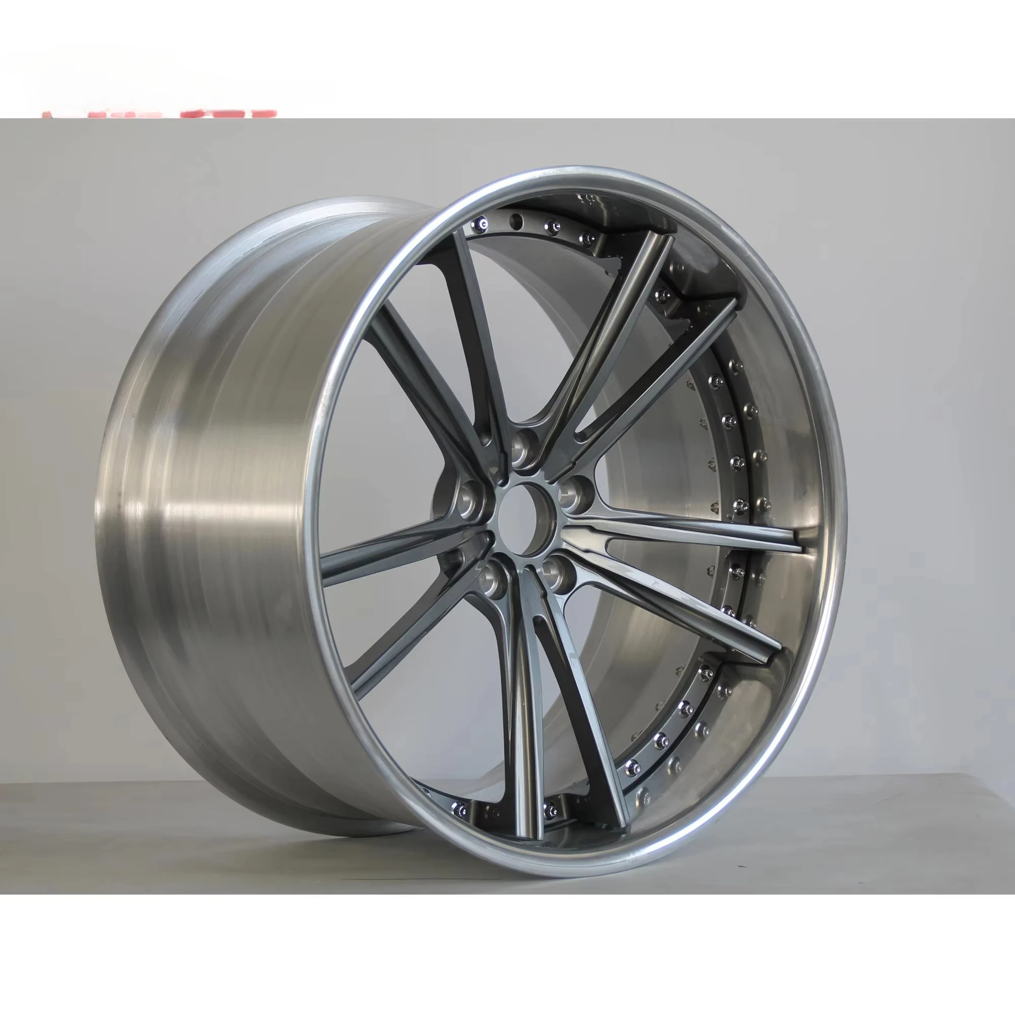 JOVA Customized Forged New Design 2 Piece 18 25 26 inch 5X114.3 Aluminum Alloy Racing Car Wheels customizable