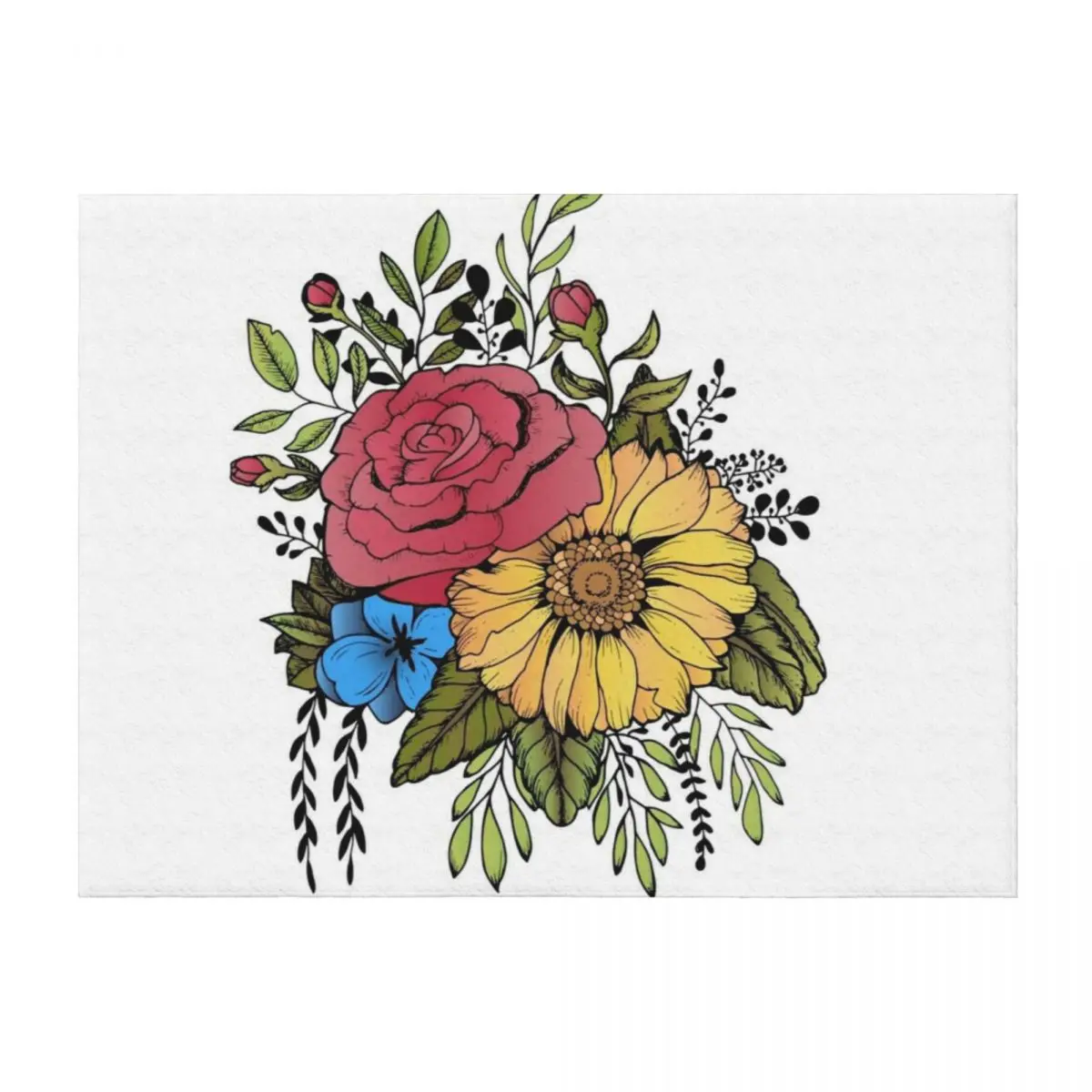 

Плед SUNFLOWER & ROSE на Хэллоуин, одиночные декоративные рождественские украшения, одеяла