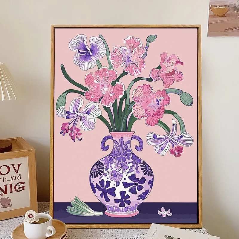 

A-0239 Vibrant Peony Bouquet Painting