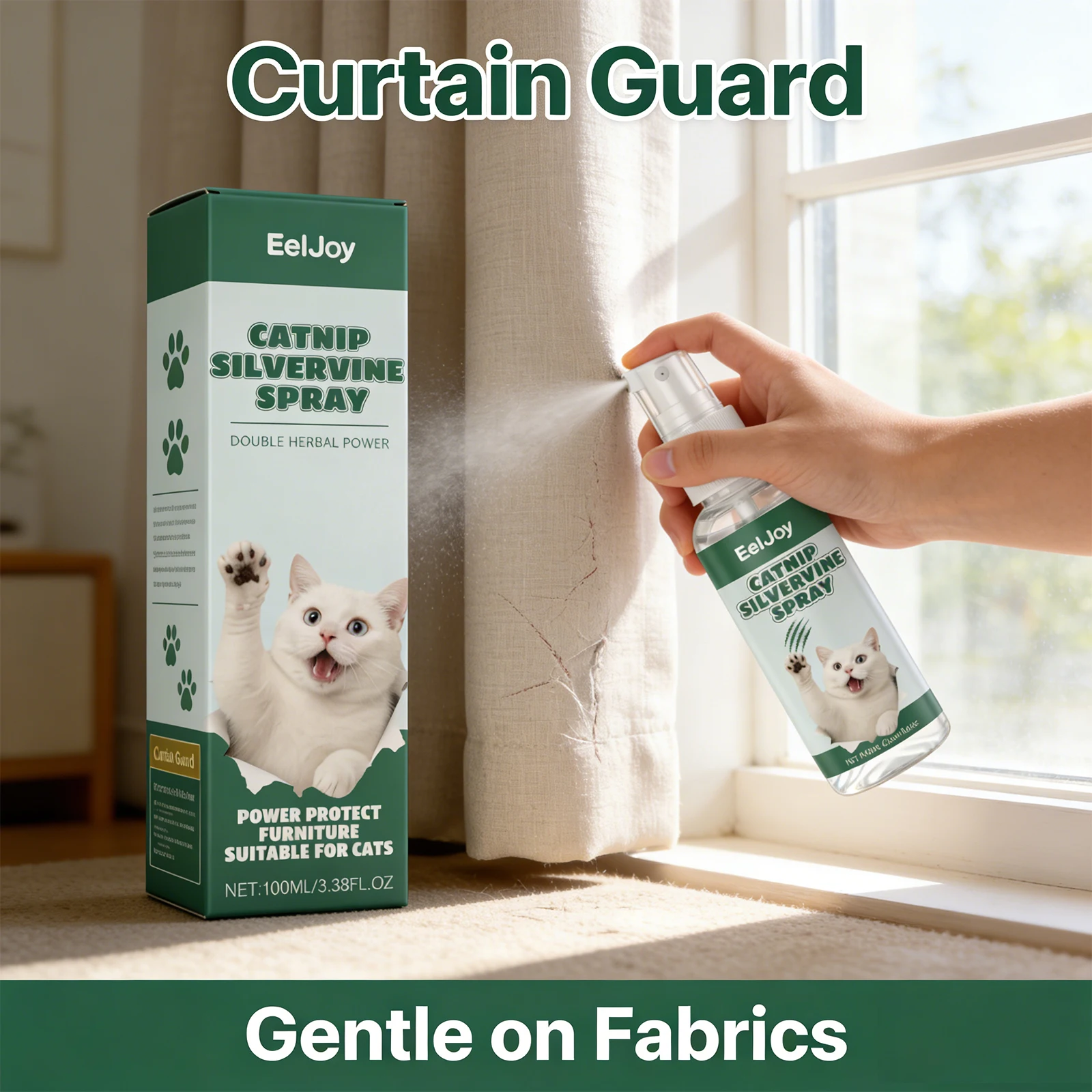Cat Anti Scratch Spray Guiding Pet Behavior Reducing Pet Scratching Behavior Relieve Pet Anxiety Mild Formula Pet Training Spray