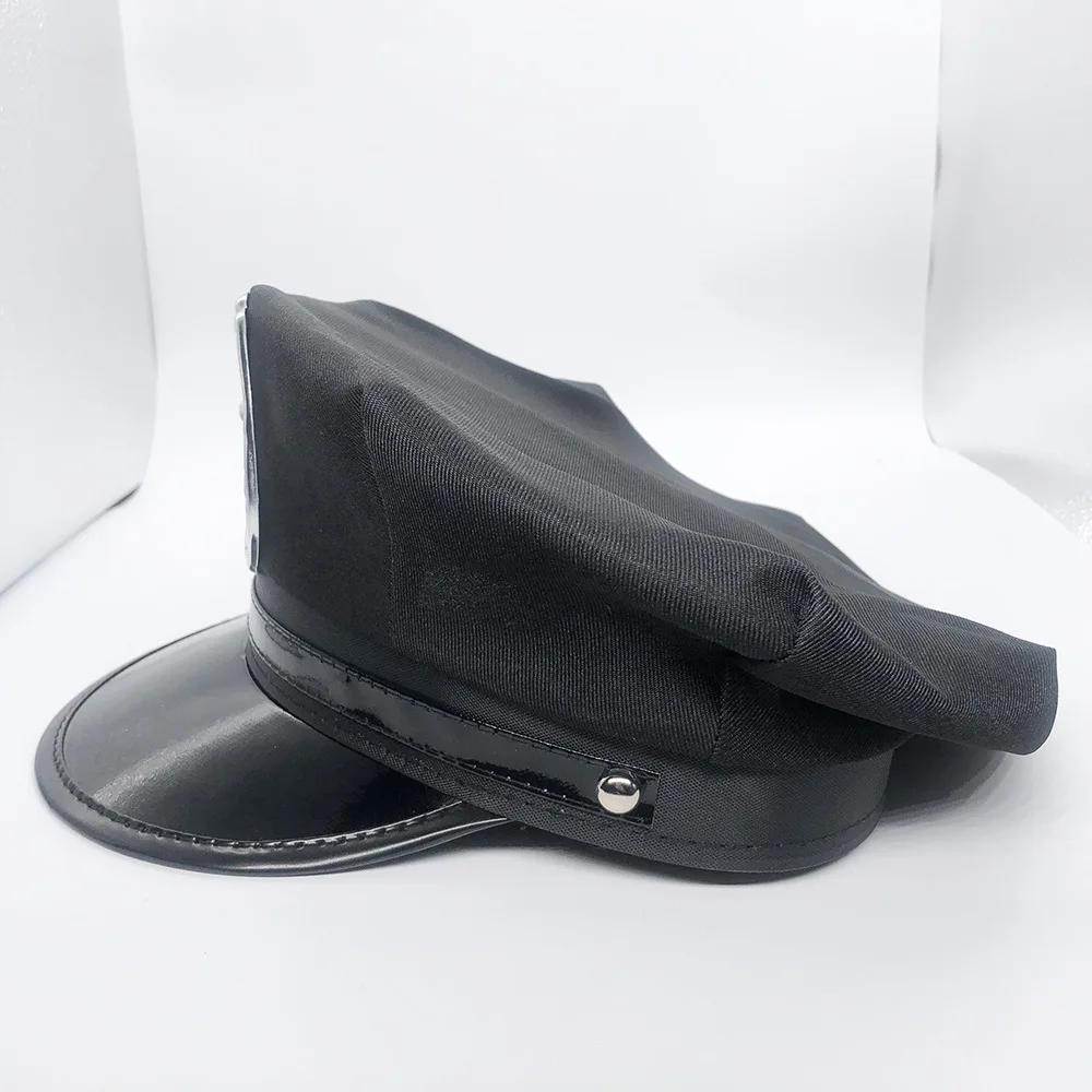 Octagon Policia Kappe Klassischen Erwachsene Cosplay Hut Bühne Zeigen Kappe für Party Leistung Maskerade – Detail 3