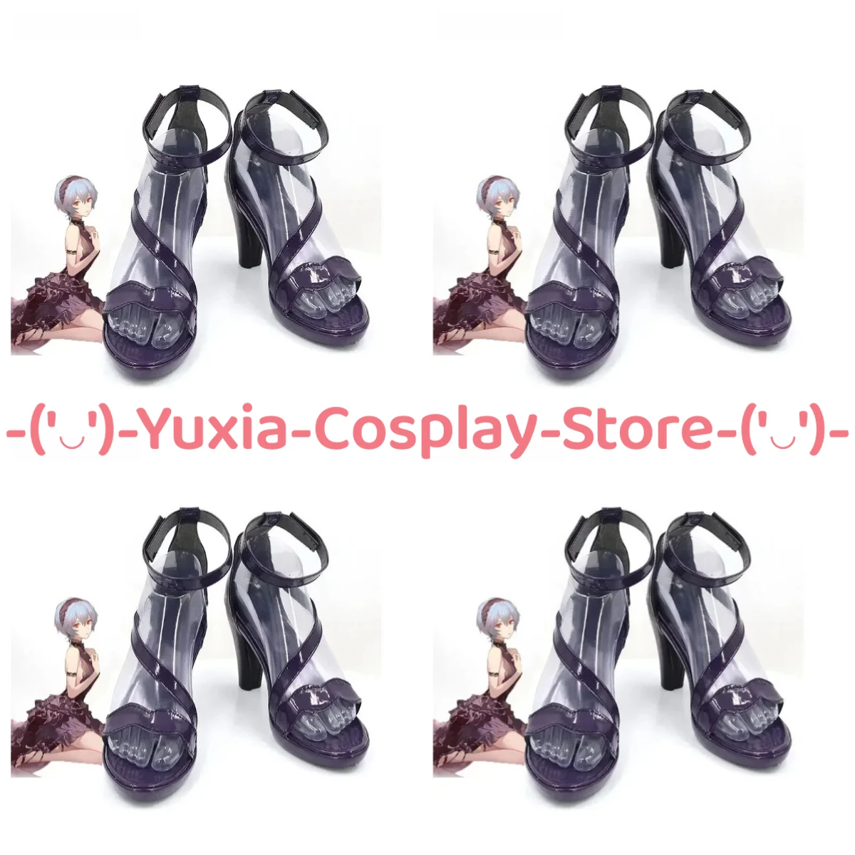 

Юксиакосплей! Рей Аянами Обувь для косплея Аниме Игровой персонаж Опора Сапоги из искусственной кожи Хэллоуин Карнавальный костюм для вечеринки